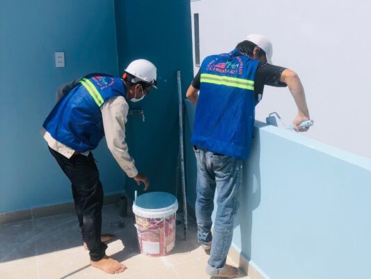 Thợ Sơn Nhà Uy Tín Tại Quận 4 - Dịch Vụ Sơn Nhà Chống Thấm Hiệu Quả 3 thi cong lop son hoan thien