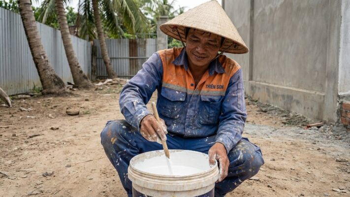 Thợ Sơn Nhà Huyện Cần Giờ – Chuyên Trị Tường Nhiễm Mặn, Chống Bong Tróc Số 1 5 tho son nha huyen can gio chuyen tri tuong nhiem man chong bong troc so 1 8