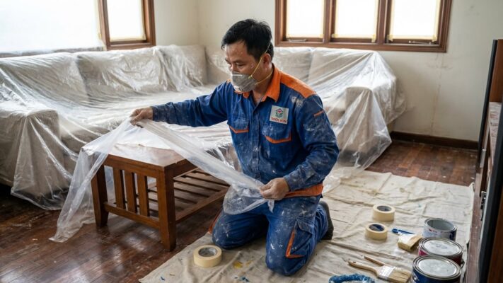 Thợ Sơn Nhà Tại Huyện Bình Chánh – Thợ Giỏi, Giá Rẻ, Xử Lý Nứt & Thấm Số 1 6 tho son nha tai huyen binh chanh tho gioi gia re xu ly nut tham so 1 4
