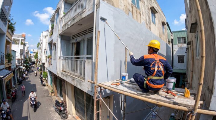 Thợ Sơn Nhà Tại Quận Tân Phú Sơn Xịn, Giá "Nét" Từng M2 5 tho son nha tai quan tan phu son xin gia net tung m2 3